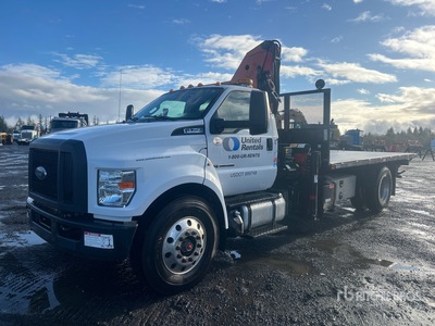 Palfinger PL15500 Knuckle Boom on 2017 Ford F-750 4x2 شاحنة رافعة