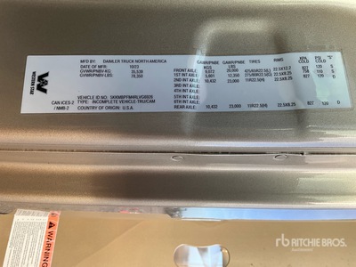 2024 Western Star 4700 6x4 Tri/A Dump Truck