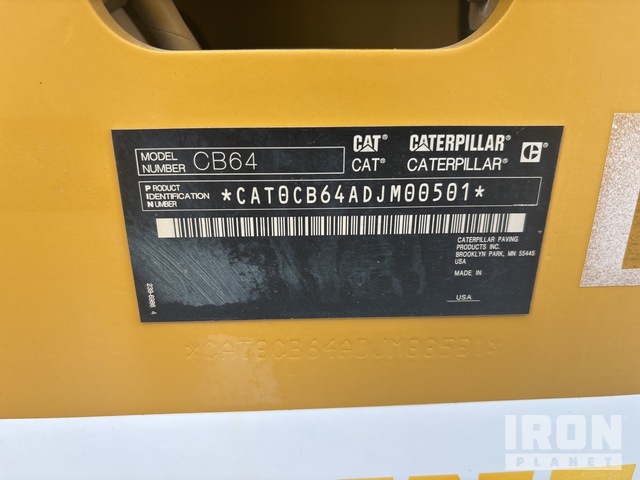 COMPACTADOR 2013 CATERPILLAR CB64