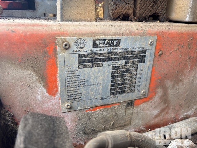 COMPACTADOR 2010 HAMM HD120VVHV