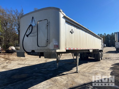 2021 Trailstar 36 ft T/A Aluminum Frameless End Dump Trailer