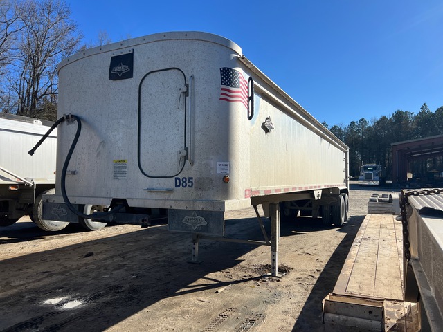 2021 Trailstar 36 ft T/A Aluminum Frameless End Dump Trailer