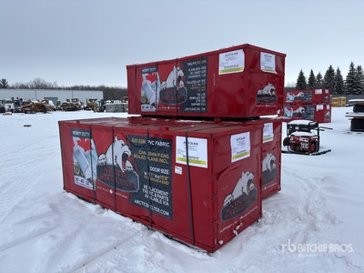 2026 Arctic Shelter 80 ft x 40 ft Peak Double Truss Storage Building (Unused)