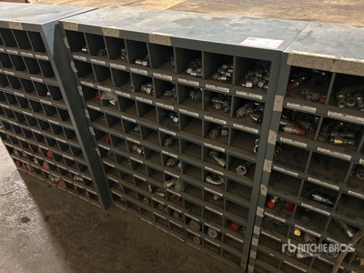 Quantity of Hydraulic Fittings and Bolt Bin