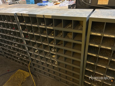 Quantity of Hydraulic Fittings and Bolt Bin