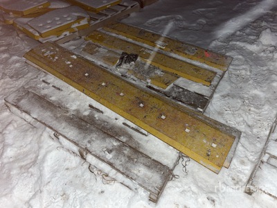 Quantity of (2) 60 in D6 Cutting Edge