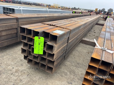 Quantity of (25) 2 7/8 in Square Blk Schedule 10 x 24 ft Steel Pipe (Unused)
