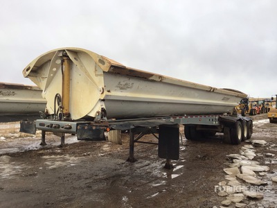 2007 Smithco S3-42-34 34 ft Tri/A Side Dump Trailer