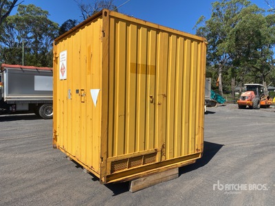 8 ft High Cube Dangerous Goods Bunded Floor Storage Container