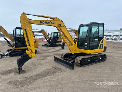 2020 Komatsu PC56-7 Mini Excavator