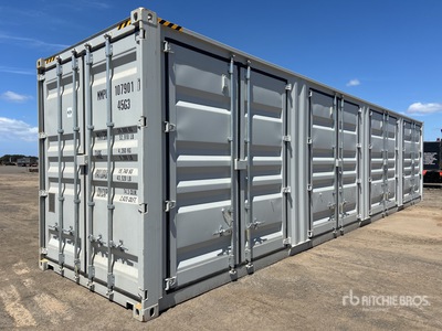 2025 40 ft High Cube Multi-Door Storage Container