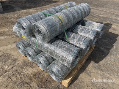 Quantity of (10) BYT 300 ft x 4 ft Galvanized Farm Vallas (Unused)