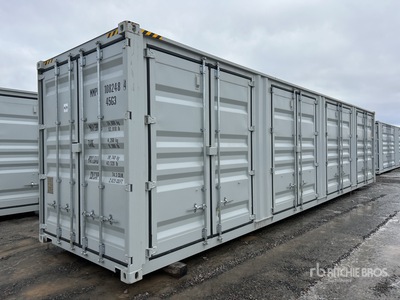 2025 40 ft High Cube Multi-Door Storage Container
