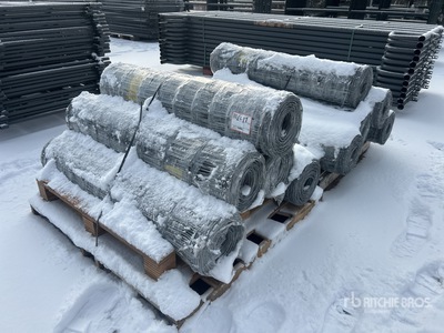 Quantity of (10) 2024 BYT FFC762 330 ft x 4 ft Galvanized Farm Vallas (Unused)