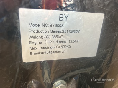 2025 BY BY400Z Walk-Behind Crawler Dumper (Unused)