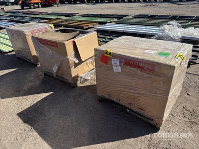 Quantity of (3) 2025 BY WH60 Power Trowel (Unused)