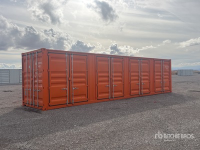 2025 40 ft High Cube Multi-Door Storage Container