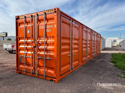 2025 40 ft High Cube Multi-Door Storage Container