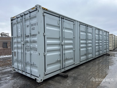 2025 40 ft High Cube Multi-Door Storage Container