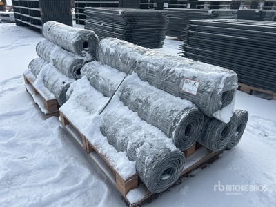 Quantity of (10) 2024 BYT FFC762 330 ft x 4 ft Galvanized Farm Vallas (Unused)