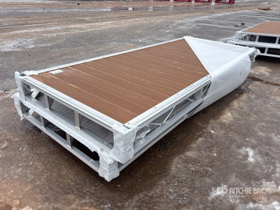 Quantity of (2) 2025 BYT BDF412 4 ft x 12 ft Aluminum Boat Dock Section Kit (Unused)