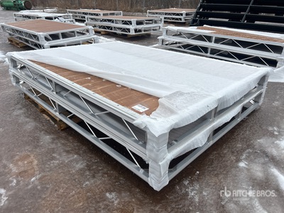 Quantity of (2) 2025 BYT BDF6 6 ft x 8 ft Aluminum Boat Dock Section Kit Divers - Équipement marine (Unused)