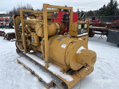 Cat D333 125 kW Skid-Mounted Stand-By مولد