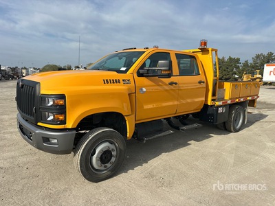 2022 International CV515 4x4 Crew Cab Camión Caja Abierta