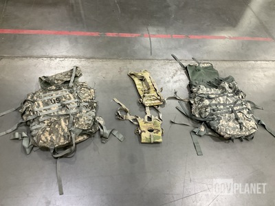 (5) Large Rucksacks, (29) Hydration System Carriers & Assorted Items