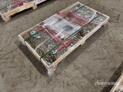 Quantity of (5) 2026 Suihe BC-5400 5400 lb Ratchet Binders & (10) 20 ft Chains (Unused)