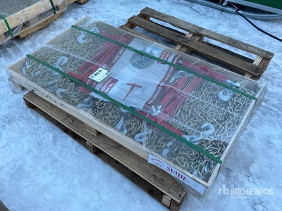 Quantity of (5) 2026 Suihe BC-5400 5400 lb Ratchet Binders & (10) 20 ft Chains Divers - Magasin, entrepôt, consommateur (Unused)