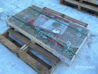 Quantity of (5) 2026 Suihe BC-5400 5400 lb Ratchet Binders & (10) 20 ft Chains Divers - Magasin, entrepôt, consommateur (Unused)