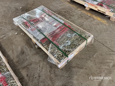 Quantity of (5) 2026 Suihe BC-9200 9200 lb Ratchet Binders & (10) 20 ft Chains (Unused)