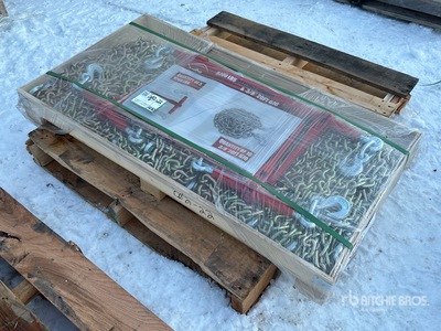 Quantity of (5) 2026 Suihe BC-9200 9200 lb Ratchet Binders & (10) 20 ft Chains Divers - Magasin, entrepôt, consommateur (Unused)