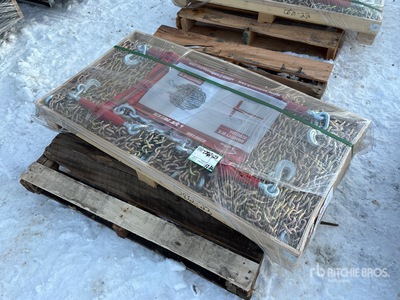 Quantity of (5) 2026 Suihe BC-9200 9200 lb Ratchet Binders & (10) 20 ft Chains Divers - Magasin, entrepôt, consommateur (Unused)
