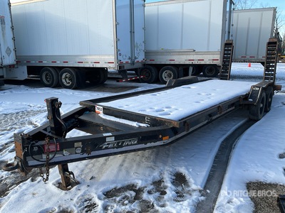 2017 Felling FT-20 I 23 ft T/A Remorque pour équipement