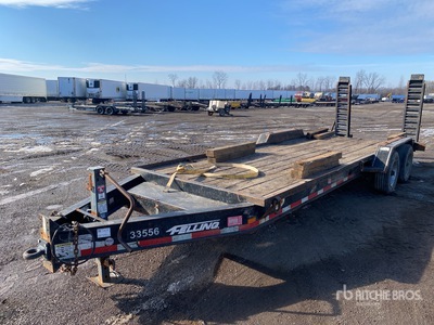 2014 Felling 20000 lb 23 ft T/A Equipment Trailer
