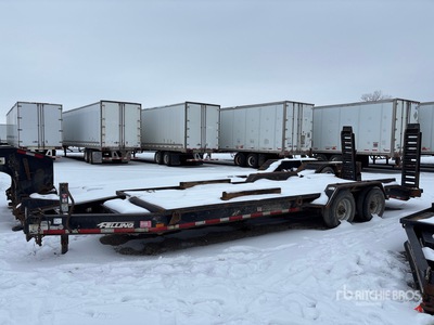 2014 Felling 20000 lb 23 ft T/A Equipment Trailer