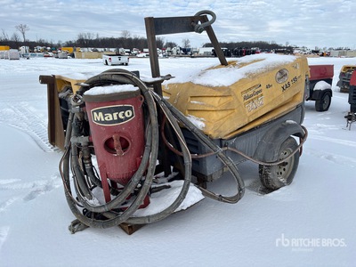 2016 Atlas Copco XAS 185 185 cfm Mobile Air Compressor (Inoperable)