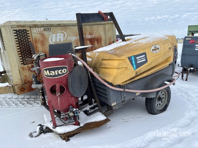 2017 Atlas Copco XAS 185 185 cfm Mobile Air Compressor (Inoperable)