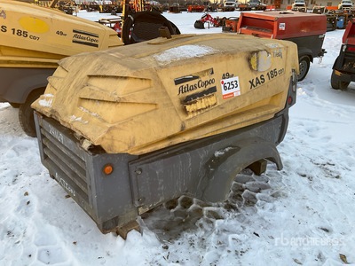 2016 Atlas Copco XAS185CDPET4 185 cfm Skid-Mounted Air Compressor (Inoperable)