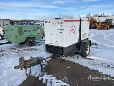 2012 Mag MMG55FHD 46 kW Mobile Generator Set