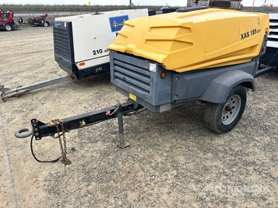 2015 Atlas Copco XAS185CDPET4 185 cfm Mobile Air Compressor