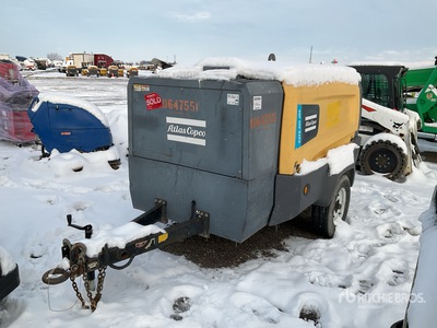 2017 Atlas Copco XATS400 JD8 400 cfm Luftkompressor