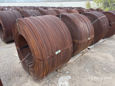 Quantity of (3) Spools of 3/8 in GR60 Rebcoils Cortazar Divers - Matériaux de construction