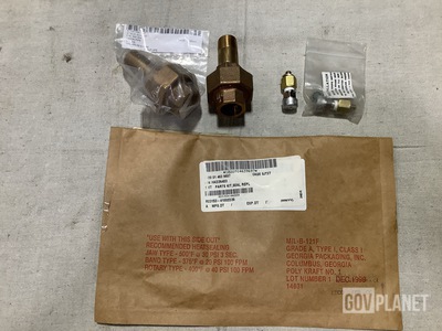 (6) Valves, (1) Seal Parts Kit, (2) Pipe Unions & Assorted Items