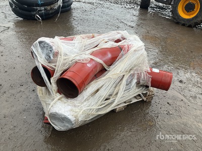 Quantity of (6) Steel 150mm Water Tuyau