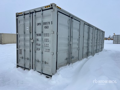 2025 40 ft High Cube Multi-Door Storage Container
