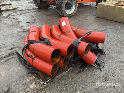 Quantity of (10) Steel 200mm Water Tuyau