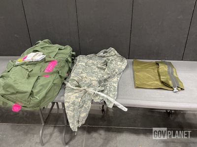 (5) Clothing Bags, (29) Pairs of Wet Weather Trousers & Assorted Items